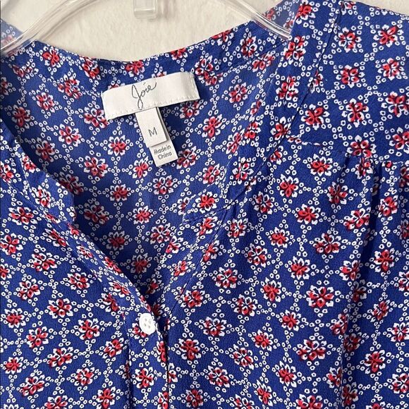 Like New! Joie Finnegan Button Front 100% Silk Tank Top in Size M - Picture 4 of 11